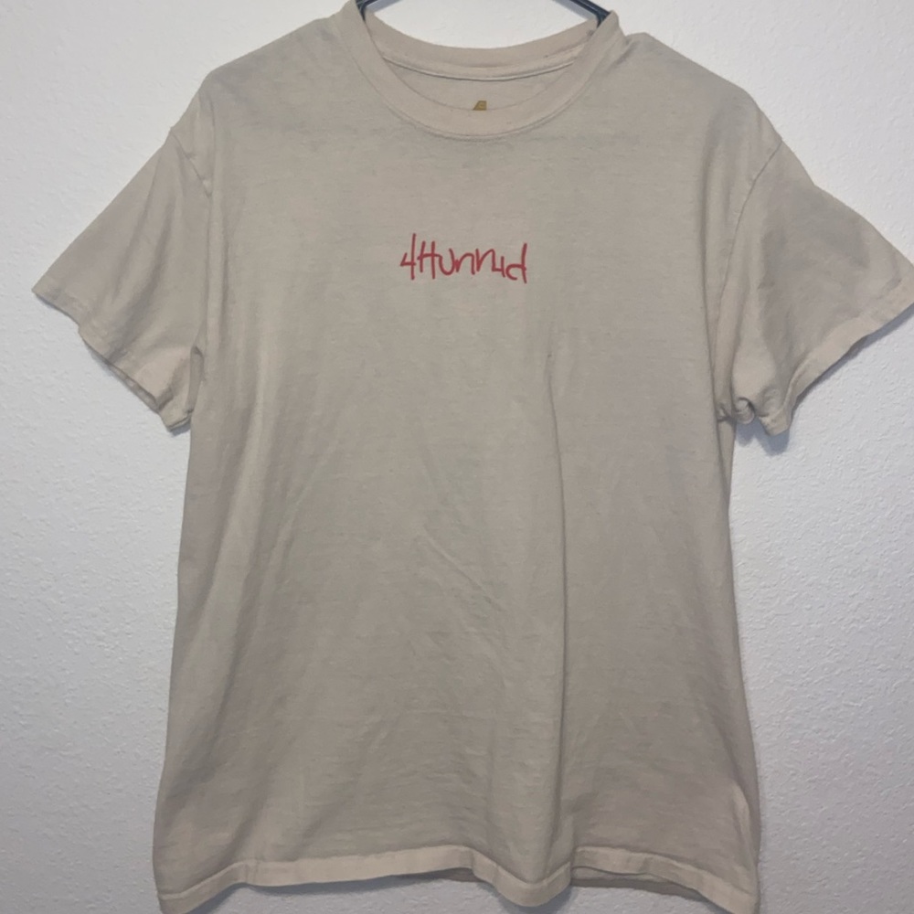 4Hunnid Graphic Tee Front & Back